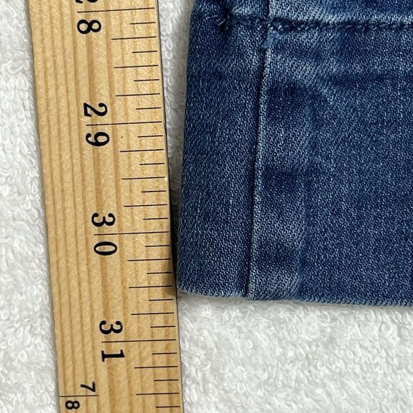 ELLOS Trouser Jeans Women's 18 Blue Light Wash Denim Patch Pockets NWT - Picture 6 of 15